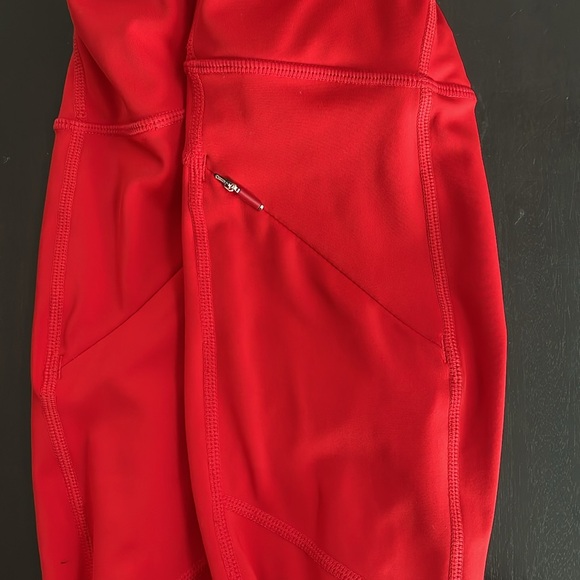 Athleta Rainer Leggings - Red, Small - Picture 8 of 11
